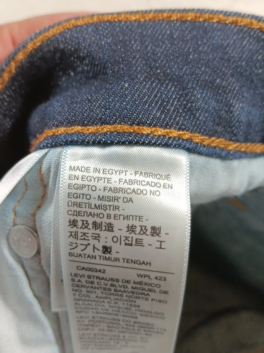 Levis 541 Jeans Mens 34x32 Blue Denim Athletic Fit Taper Dark Wash Stretch